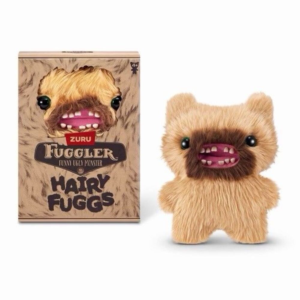 ZURU Fuggler Hairy Fuggs Screech Beard Blonde 9in Funny Ugly Monster Plush NIB